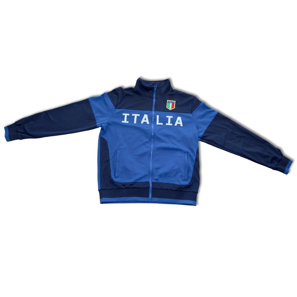 Italia Navy Track Jacket | Men’s L | Retro Athletic